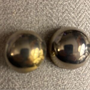 Vintage vendome circular clip on earrings